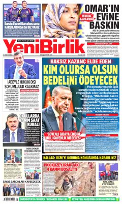 YeniBirlik Gazetesi Manşetleri