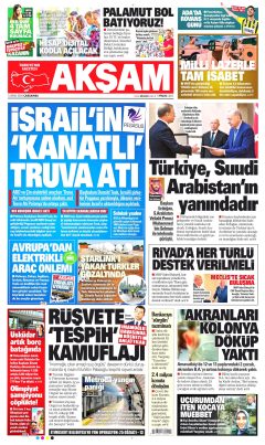 Akşam Gazetesi Manşetleri