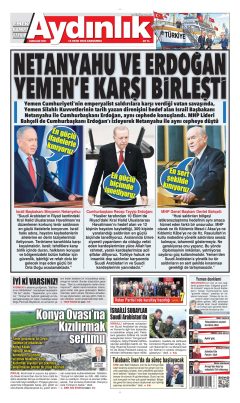 Aydınlık Gazetesi Gazetesi Manşetleri