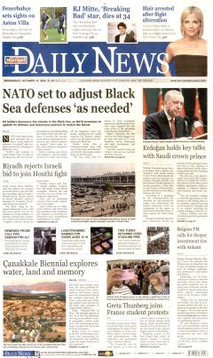 Hürriyet Daily News Gazetesi Manşetleri
