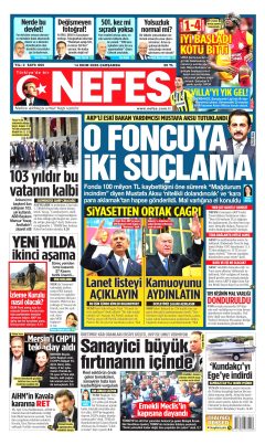 Nefes Gazetesi Manşetleri