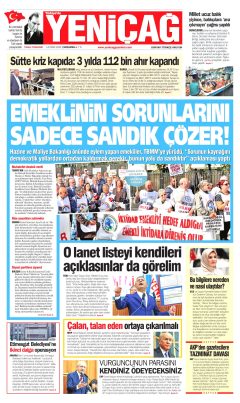 Yeniçağ Gazetesi Manşetleri