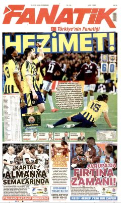 Fanatik Gazetesi Manşetleri