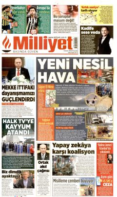 Milliyet Gazetesi Manşetleri