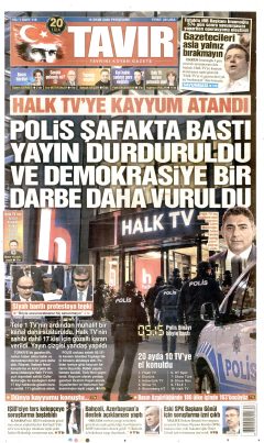 Tavır Gazetesi Gazetesi Manşetleri