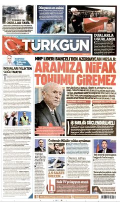 Türkgün Gazetesi Manşetleri