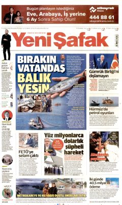Yeni Şafak Gazetesi Manşetleri