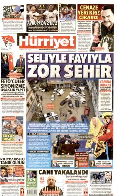 Hürriyet Gazetesi Manşetleri