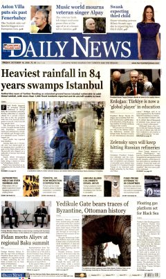 Hürriyet Daily News Gazetesi Manşetleri