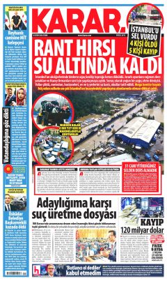 Karar Gazetesi Manşetleri