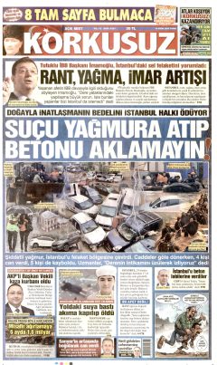 Korkusuz Gazetesi Manşetleri
