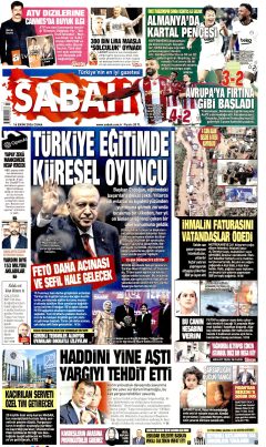 Sabah Gazetesi Manşetleri