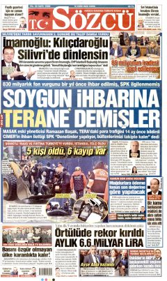 Sözcü Gazetesi Manşetleri
