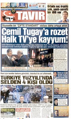 Tavır Gazetesi Gazetesi Manşetleri