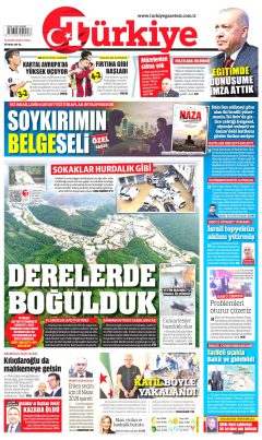 Türkiye Gazetesi Gazetesi Manşetleri