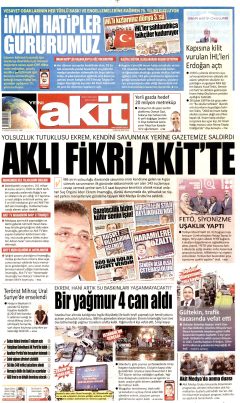 Yeni Akit Gazetesi Manşetleri