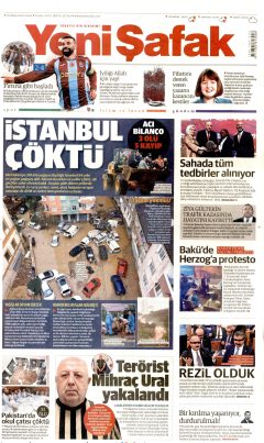 Yeni Şafak Gazetesi Manşetleri
