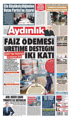 Aydınlık Gazetesi Gazetesi Manşetleri