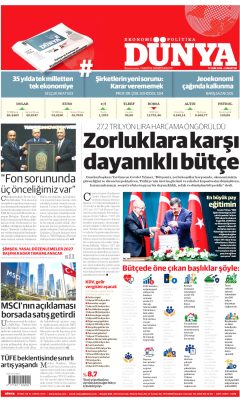 Dünya Gazetesi Manşetleri