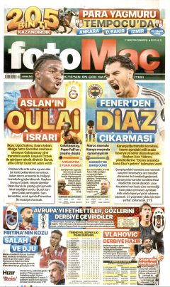 Fotomaç Gazetesi Manşetleri