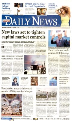 Hürriyet Daily News Gazetesi Manşetleri