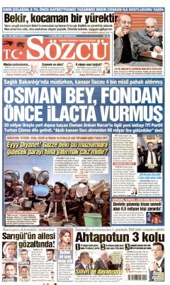 Sözcü Gazetesi Manşetleri