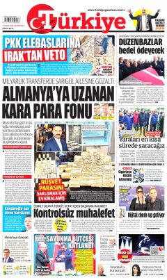 Türkiye Gazetesi Gazetesi Manşetleri