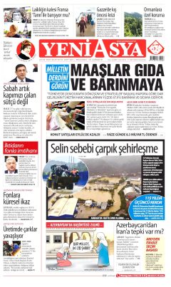 Yeni Asya Gazetesi Manşetleri