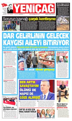 Yeniçağ Gazetesi Manşetleri