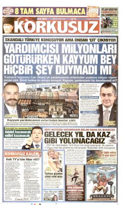 Korkusuz Gazetesi Manşetleri