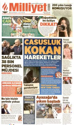 Milliyet Gazetesi Manşetleri