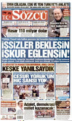 Sözcü Gazetesi Manşetleri