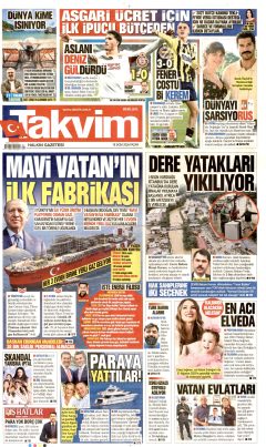Takvim Gazetesi Manşetleri