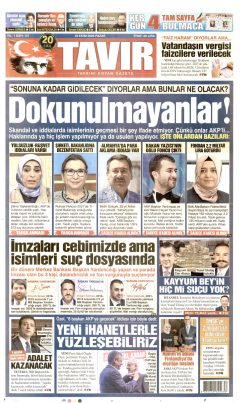 Tavır Gazetesi Gazetesi Manşetleri