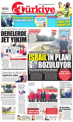 Türkiye Gazetesi Gazetesi Manşetleri