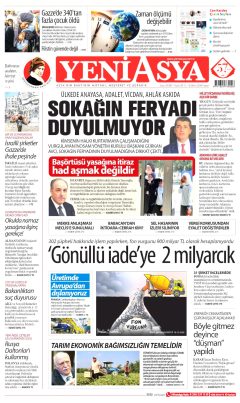 Yeni Asya Gazetesi Manşetleri