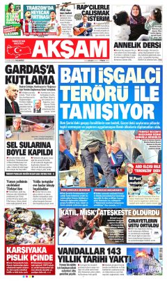Akşam Gazetesi Manşetleri
