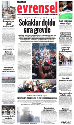 Evrensel Gazetesi Manşetleri