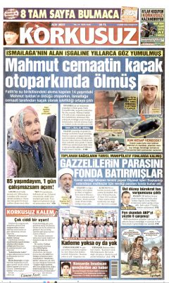 Korkusuz Gazetesi Manşetleri
