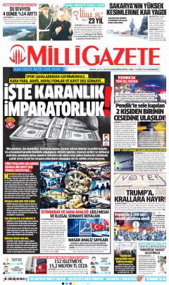 Milli Gazete Gazetesi Manşetleri
