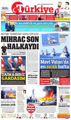 Türkiye Gazetesi Gazetesi Manşetleri