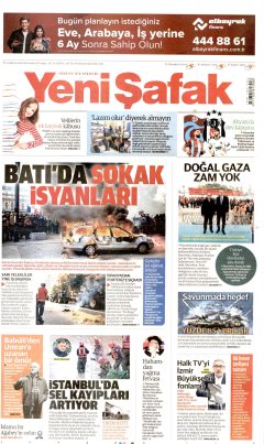 Yeni Şafak Gazetesi Manşetleri
