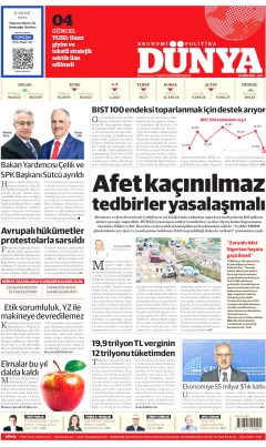 Dünya Gazetesi Manşetleri