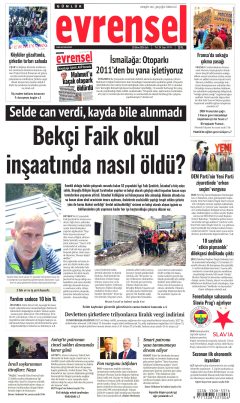 Evrensel Gazetesi Manşetleri