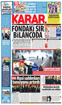 Karar Gazetesi Manşetleri