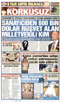 Korkusuz Gazetesi Manşetleri