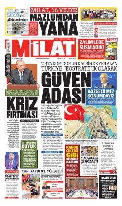 Milat Gazetesi Manşetleri