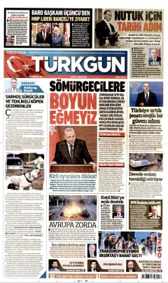 Türkgün Gazetesi Manşetleri