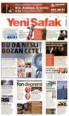 Yeni Şafak Gazetesi Manşetleri