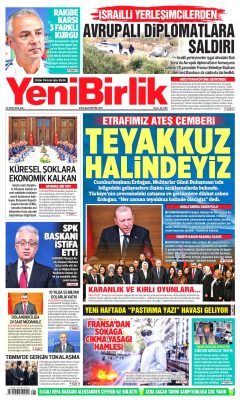 YeniBirlik Gazetesi Manşetleri